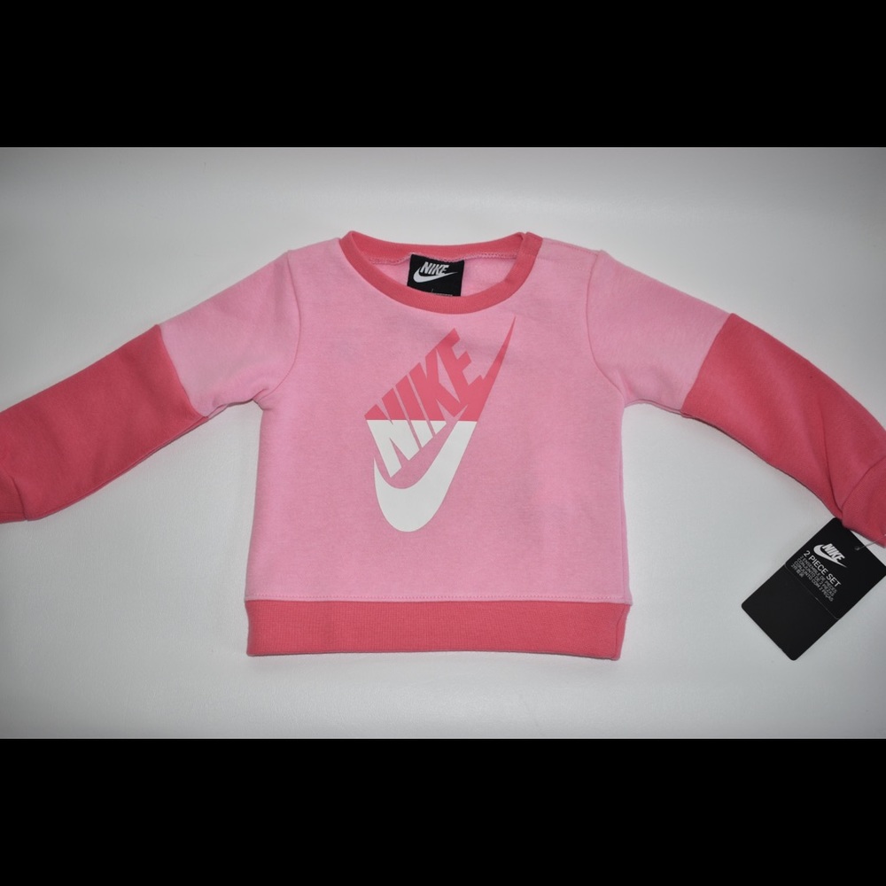 NWT Toddler Girl’s Pink Nike Sweater Size 12M